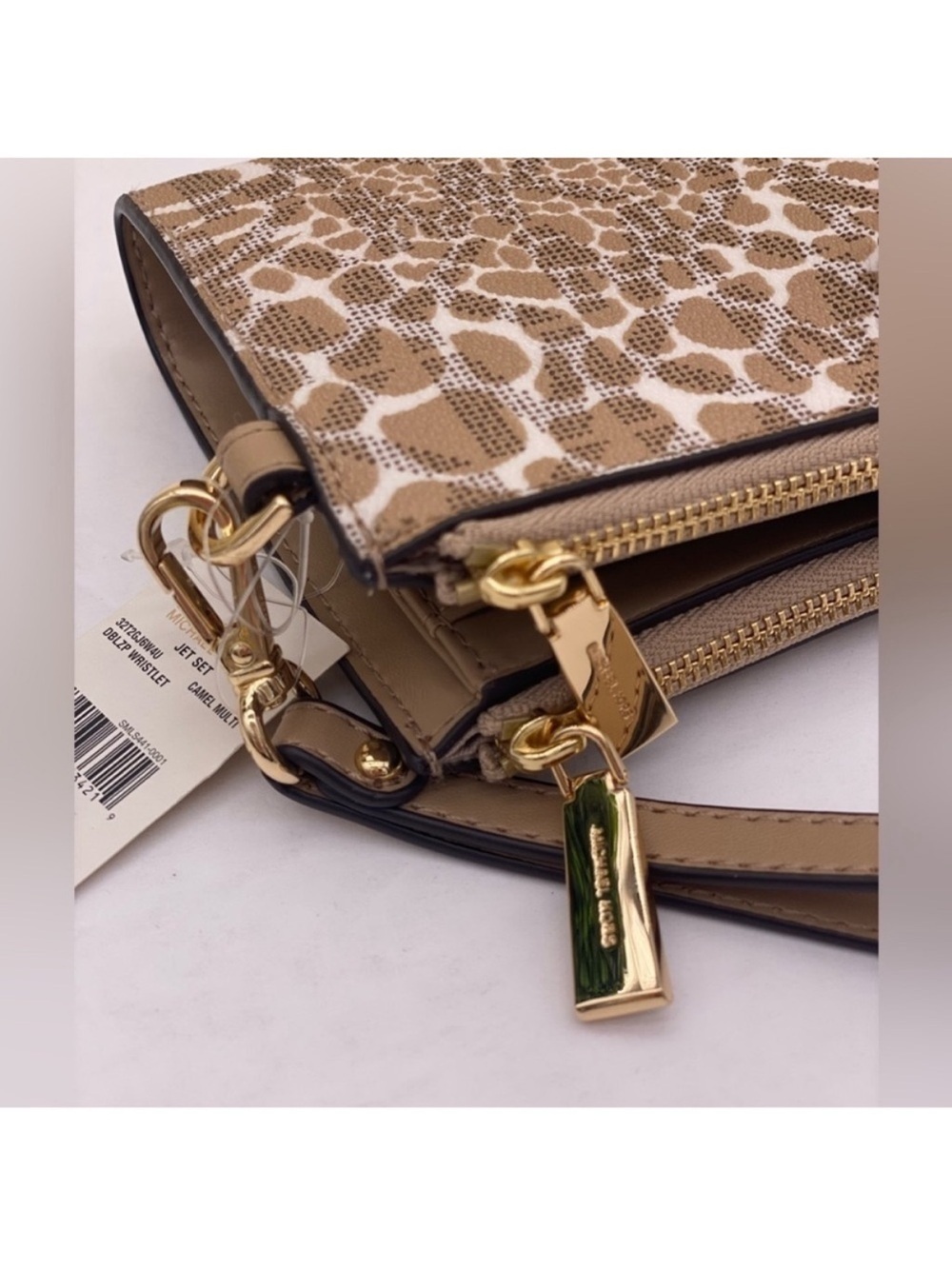 Michael Kors Wallet Wristlet Camel Multi Color - Picture 12 of 14